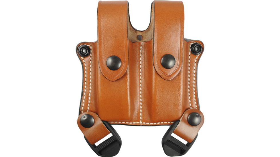 DeSantis Double Magazine Pouch for Shoulder Rigs, Ambidextrous, Tan A24TJGGZ0