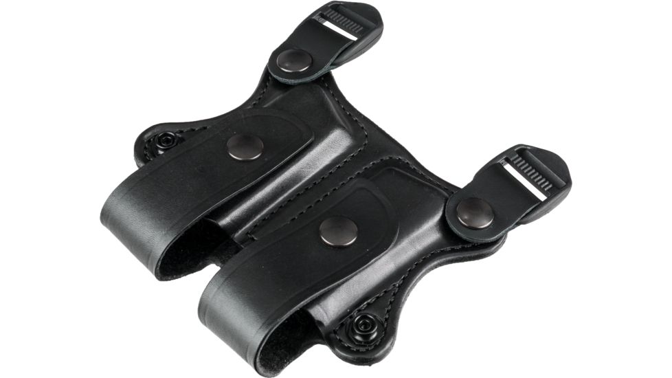 DeSantis Double Magazine Pouch for Shoulder Rigs, Black, A24BJXXZ0