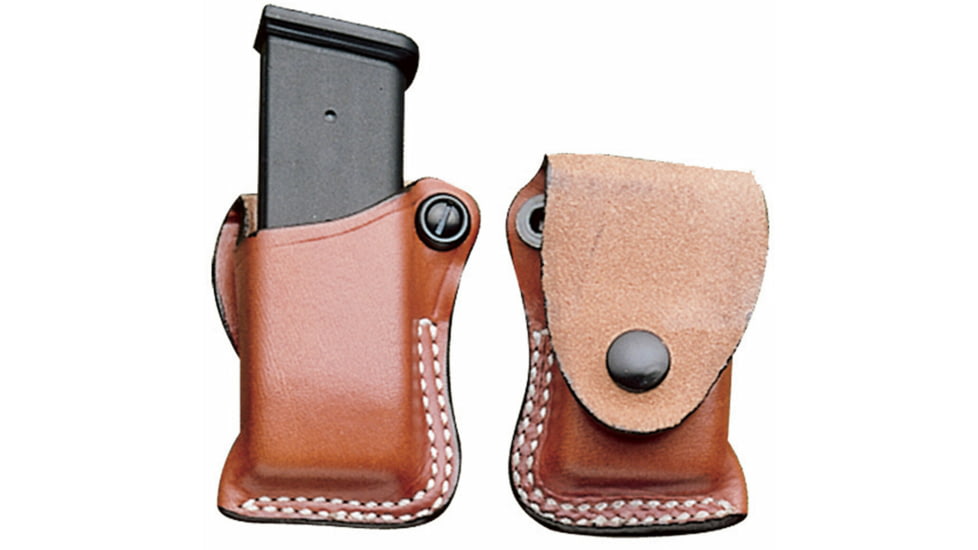 DeSantis F.T.U. Single Magazine Pouch, Most Double Stack 9mm/40cal, Right Hand, Plain, Tan, A49TAGGZ0