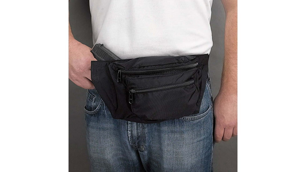 DeSantis Gunny Sack Belt Nylon Holster, Kahr K9/40, P9/40/45, MK9/40, PM9, Keltec PF9, Colt Officer, Defender, New Agent 45, Ambidextrous, Nylon, Black, R60BJD6Z0