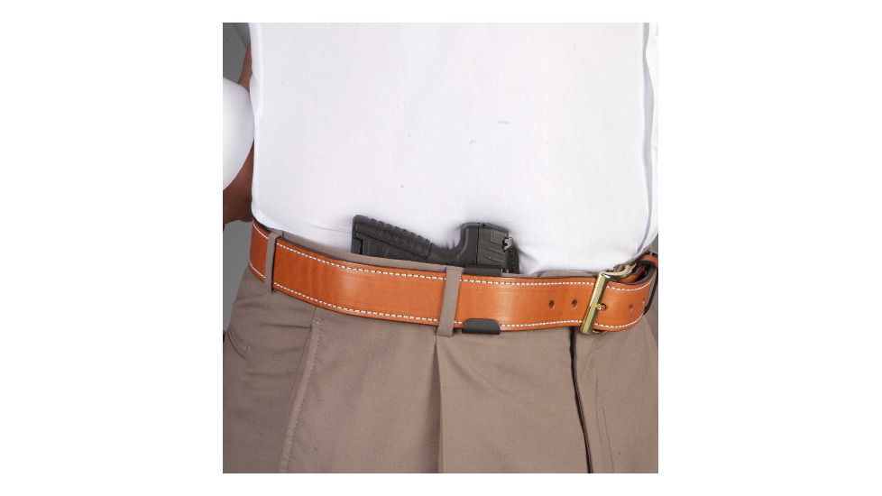 DeSantis Invisible Agent Holster - Left, Black w/ Clip 005BBZZC0 - FITS MOST SEMI AUTOS AND REVOLVERS