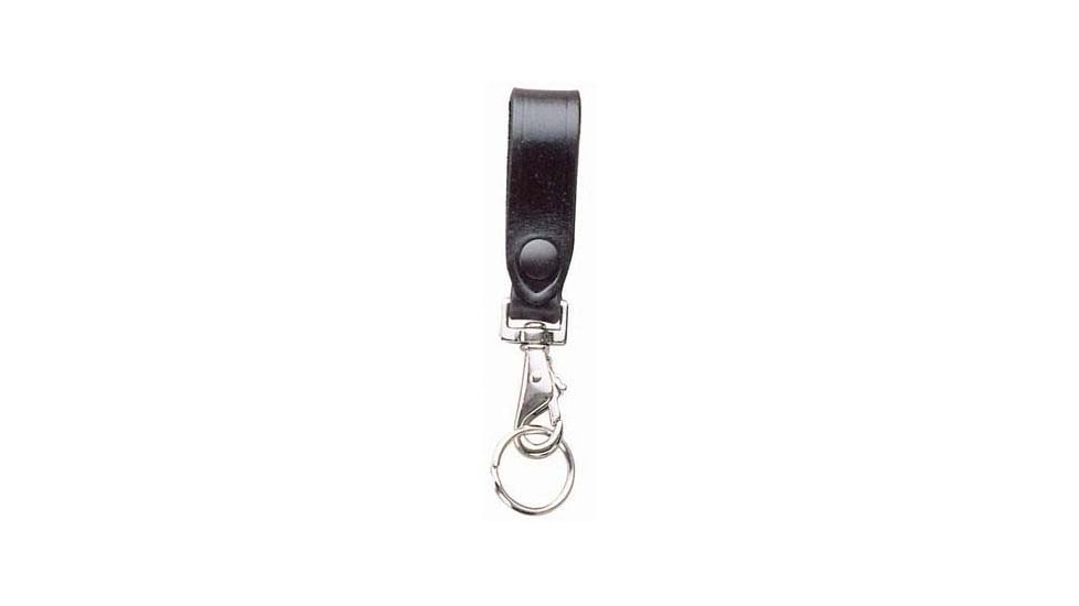 DeSantis Keyring Holder, Brass Snap Closure, Ambidextrous, Basketweave, Black, U02BLG1Z2