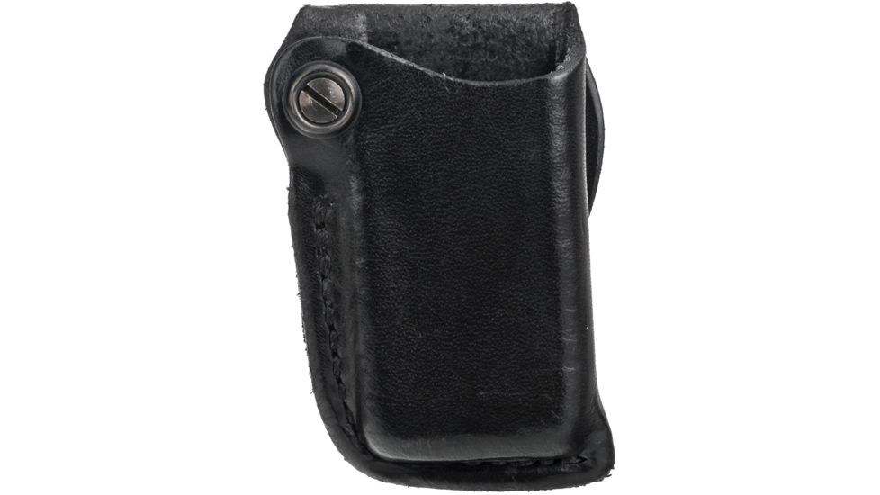 DeSantis F.T.U. Single Magazine Pouch, Most Single Stack 10mm/45cal, Left Hand, Plain, Black, A49BBLLZ0