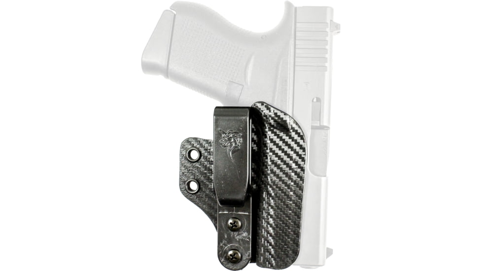 DeSantis Lifeguard IWB Holster, Glock 43/43X/48/43X/48X Mos, Ambidextrous, Carbon, Kydex, 216KJ3TZ0