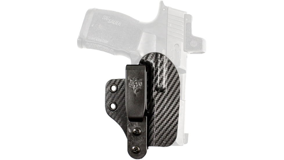 DeSantis Lifeguard IWB Holster, Sig Sauer P365/P365 SAS/P365 w/ Red Dot/P365 XL/P365 XL w/ Red Dot, Ambidextrous, Carbon, Kydex, 216KJ8JZ0