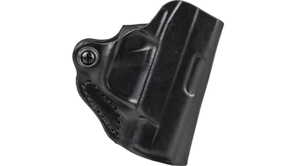 DeSantis Mini Scabbard Leather Belt Holsters, Ruger LCP II, Right Hand, Plain, Black, 019BA7FZ0