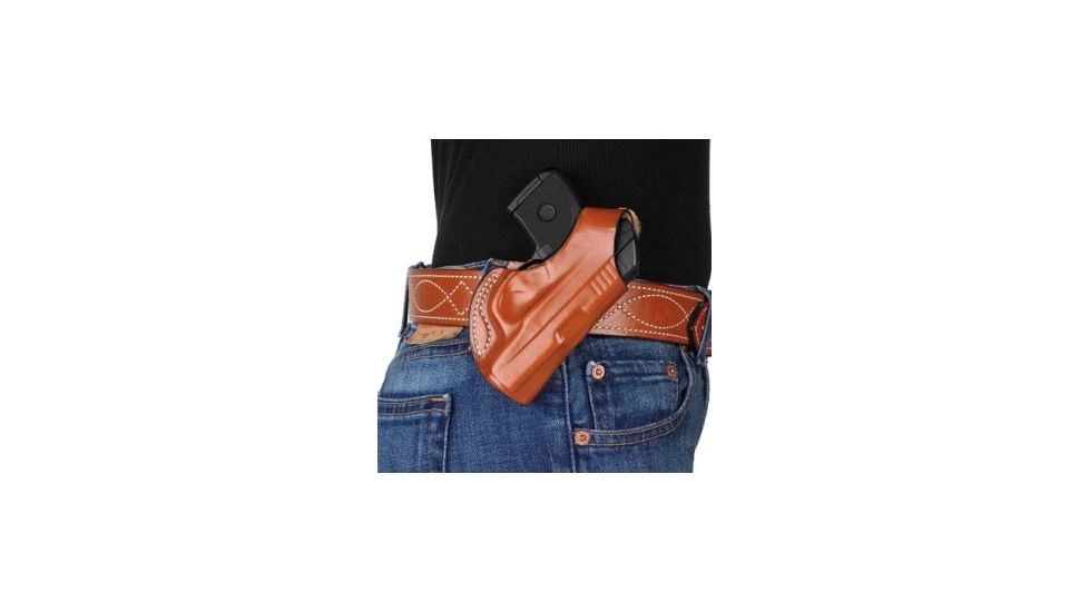 DeSantis Quick Snap Holster - Left, Plain Black 027BBQ2Z0 - Ruger LCP w/ Lasermax