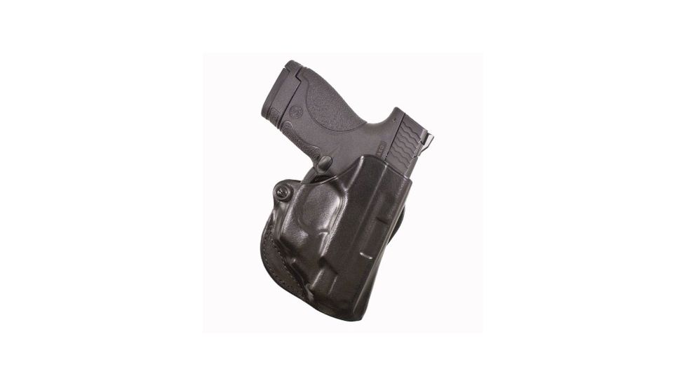 DeSantis Mini Scabbard Holster - Right, Black - S&amp;w M&amp;p Shield 9/40 W/ Lasermax Laser Sight 019BAG9Z0
