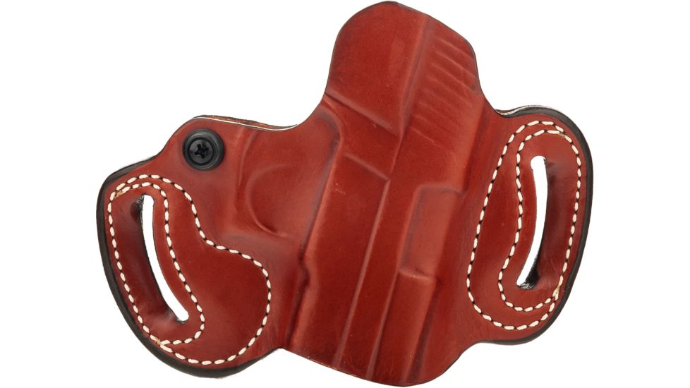 DeSantis Mini Slide Leather Belt Holsters, SIG P220, P225, P226, P228, P225-A1, Taurus PT 24/7, Right Hand, Plain, Tan, 086TA80Z0