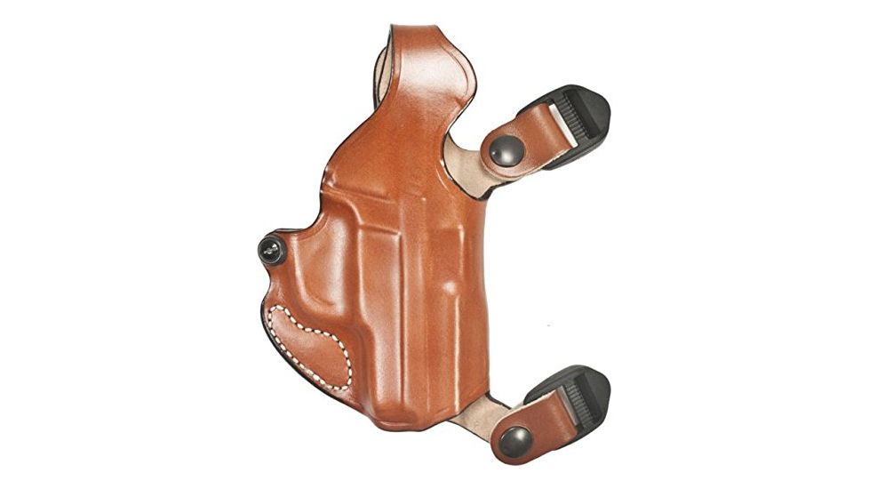DeSantis New York Undercover - Shoulder Leather Holster Only, SIG Sauer P365, Right Hand, Plain, Tan, 11HTA8JZ0