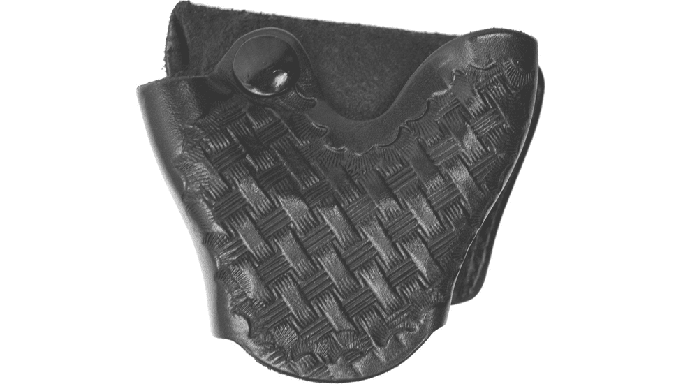 DeSantis Open Top Handcuff Case, Hinged Handcuffs, Ambidextrous, Basketweave, Black, U76BLG2Z0