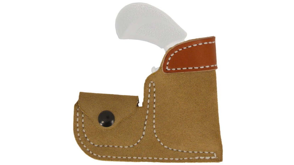 DeSantis Pocket Pug Natural Suede Holster, North American Arms, .22 Mag 1 1/8, .22 Mag 1 5/8, Right Hand, Natural, 109NAX5Z0