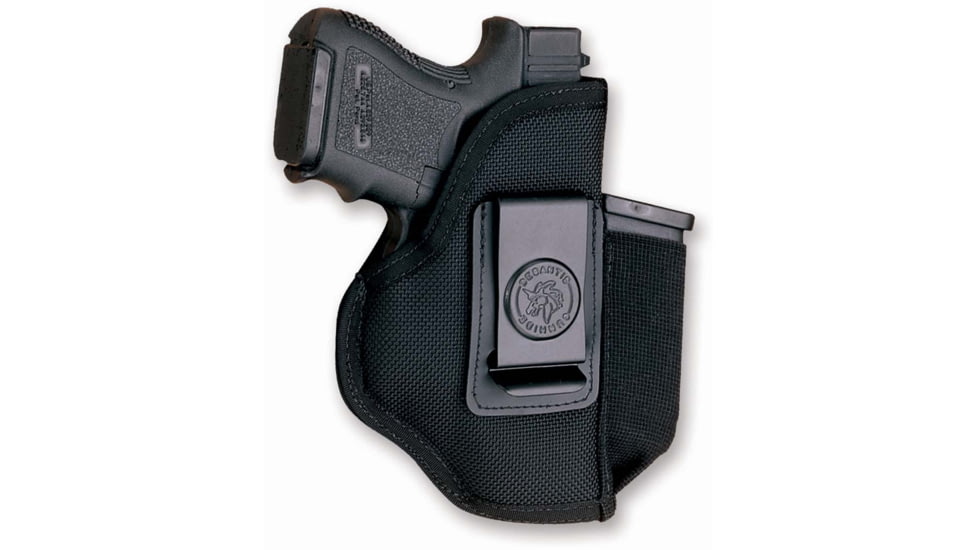DeSantis Pro-Stealth IWB Nylon Holster, Fits Most Medium Autos, Kimber EVO SP, Ambidextrous, Nylon, Black, N87BJMAZ0