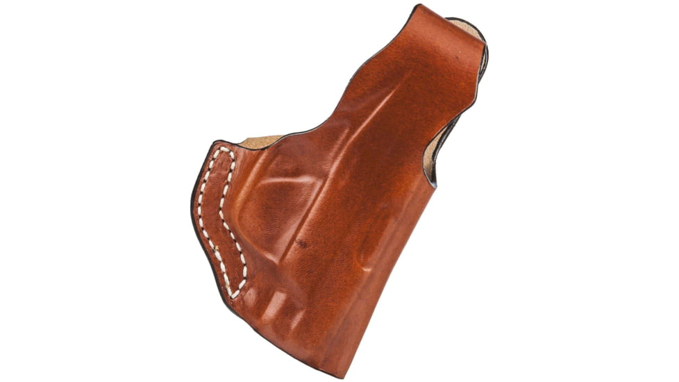 DeSantis Quick Snap Leather Belt Holster, SIG P238, P238 Equinox, Colt Pony, Mustang, Kimber Micro Carry, Left Hand, Plain, Tan, 027TBP6Z0