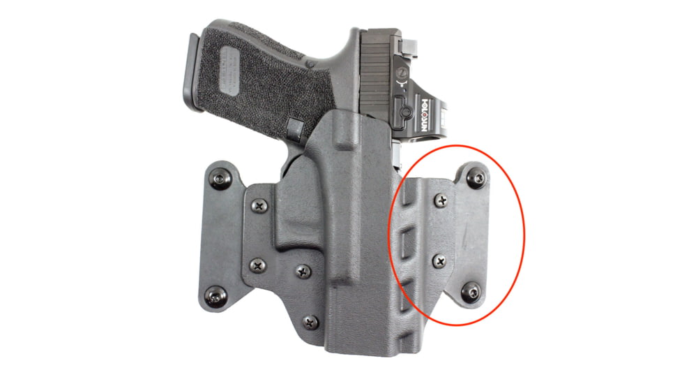 DeSantis Replacement Veiled Partner Clip Replacement OWB Clips For The 195 Veiled Partner, Ambidextrous, Black, Y104BJZZZ0