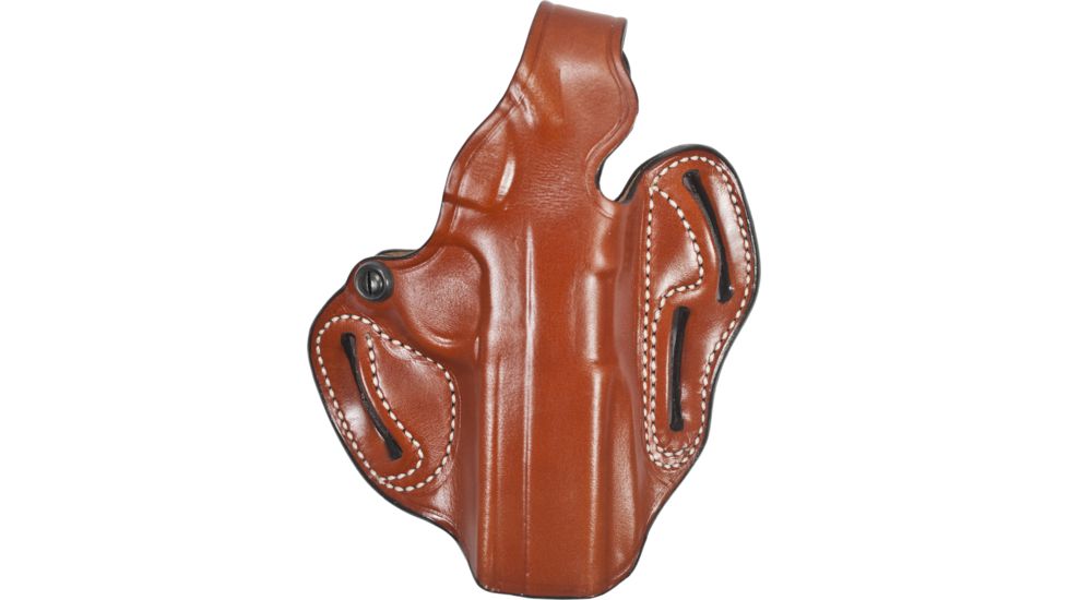 DeSantis Right Hand - Tan - Unlined - Thumb Break Scabbard Holster, 3 Slot, Kimber Pro TLE/RL II 4in