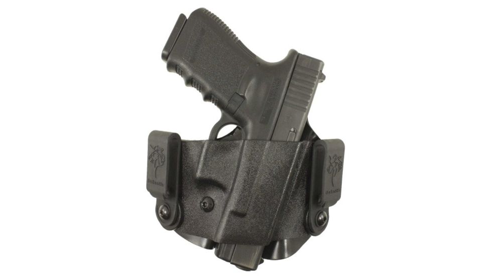 DeSantis Scorpion II Inside The Waist Band Holster for S&amp;W J Frame 2-2 1/4in,Fixed Sights Only,Black,Right Hand 121KA02Z0