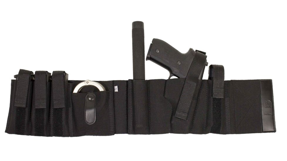 DeSantis Sky Band Holster, Right Hand, Sig P229,P229R,P228,P226,Fits Glock 17,19,22,23,S&amp;W M&amp;P9/40 FULLSIZE,S/A XD9,XD40,XDM 9/40, Black, X-Large M30BAC7XL