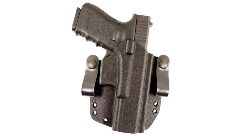DeSantis SL Raptor OWB/IWB Kydex Holster, Glock 17, 22, 31, Right Hand, Kydex, Black, 147KAB2Z0