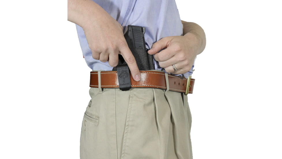 DeSantis Slim-Tuk IWB Holster, S&amp;W Bodyguard 2.0, Ambidextrous, Black, 137KJ5ZZ0