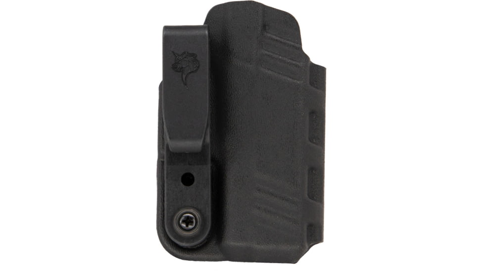 DeSantis Slim-Tuk Leather IWB Holster, Kimber R7 Mako w/ or w/out Red Dot, Ambidextrous, Black, 137KJ7RZ0