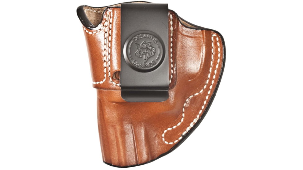 DeSantis Summer Heat Leather IWB Holster, Ruger LCP 380cal, LCP Custom 380, LCP II, Keltec P3AT, Left Hand, Plain, Tan, 045TBR7Z0