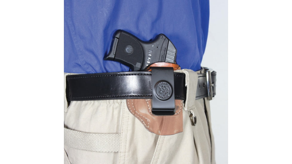 DeSantis Summer Heat Leather IWB Holster, S&amp;W J Frame 2in-2 1/4in, Right Hand, Plain, Tan, 045TA02Z0