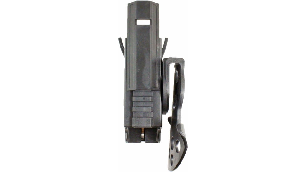 DeSantis Tap-Out Belt Kydex Holster, Glock 17, 19, 22, 23, 31, 32, 37, 38, Ambidextrous, Kydex, Black, 116PBJB2Z0