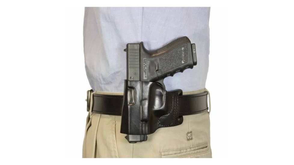 DeSantis The E-Gat Slide Holster, Walther CCP, Left, Black, 115BB2AZ0