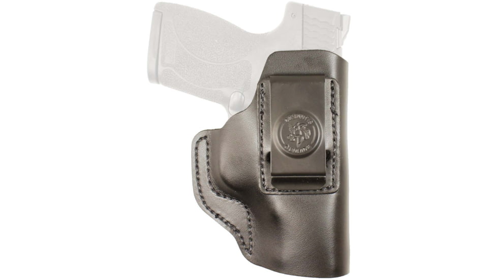 DeSantis The Insider Leather IWB Holster, S&amp;W M&amp;P Shield 9/40/45, Mossberg MC1SC, Left Hand, Plain, Black, 031BB5EZ0