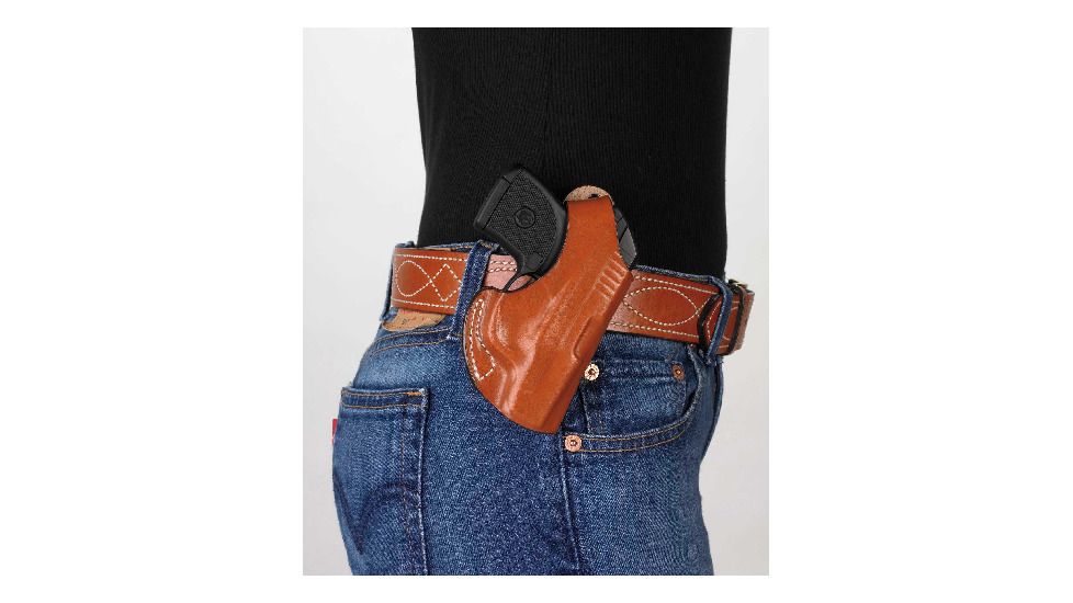 DeSantis Maverick Belt Holster, Taurus Spectrum, Left Hand, Plain, Black, 012BB0FZ0