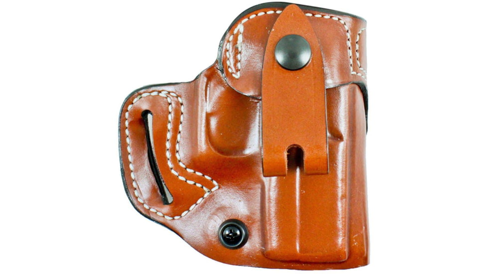 DeSantis The Osprey OWB/IWB Leather Holster, S&W M&P Shield 9/40, M&P Shield M2.0 9/40, Right Hand, Plain, Tan, 159TAX7Z0