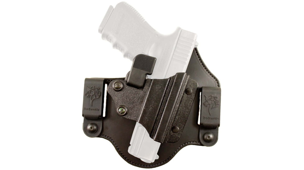 DeSantis The Prowler Belt Kydex Holster, Glock 17, 19, 22, 23, 26, 27, 31, 32, 33, 36, 19X, 45, Left Hand, Kydex, Black, 120KBB2Z0