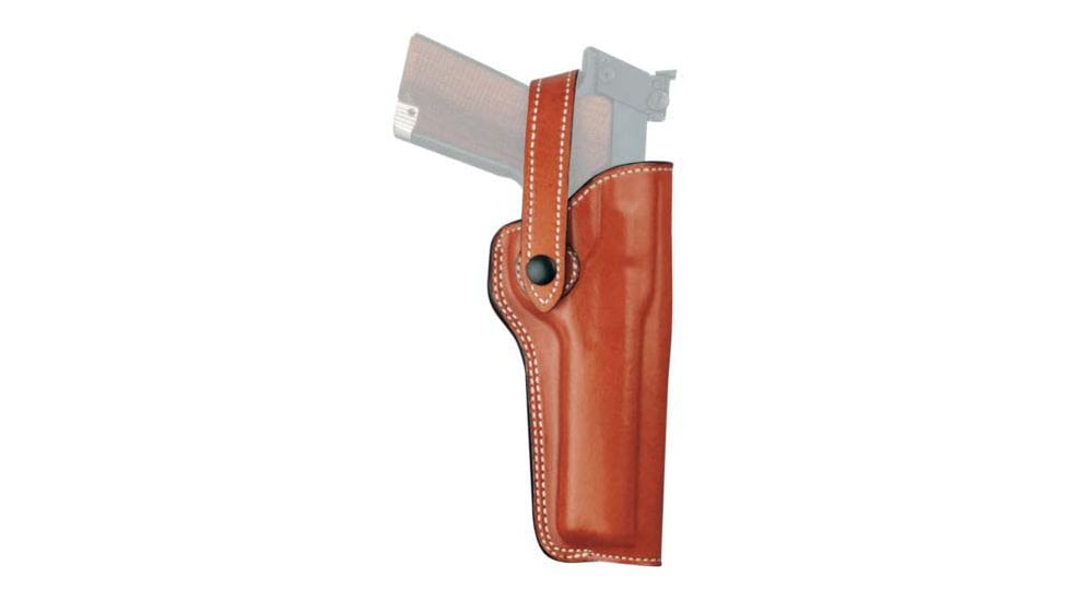 DeSantis The Woodsman Leather OWB Holsters, Colt Cadet, S&amp;W 22, 41, Browning Buckmark, Ruger 22, SIG Trailside, Hamerly 4in-5 1/2in, Left Hand, Lined, Tan, 097TDLAZ0