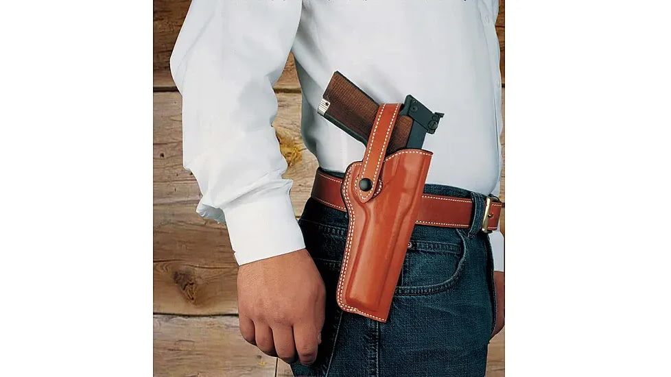 DeSantis The Woodsman OWB Leather Holster. Ruger Mark Iv 22/45 Lite, Right Hand, Tan, 097TC8XZ0