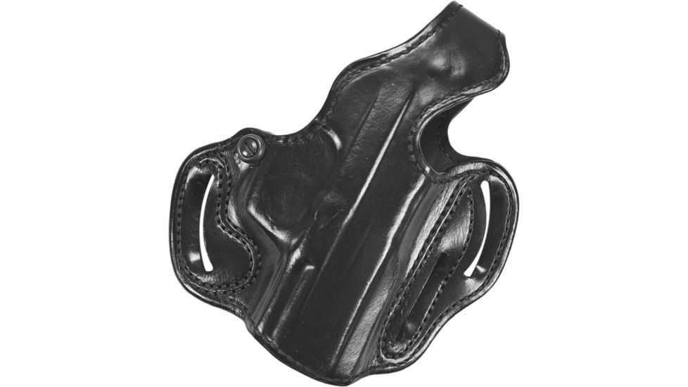 DeSantis Thumb Break Scabbard Holster - Right, Black, Lined, Plain, 3 Slot 001BCT6Z0 - FITS KIMBER PRO TLE/RL II 4in.