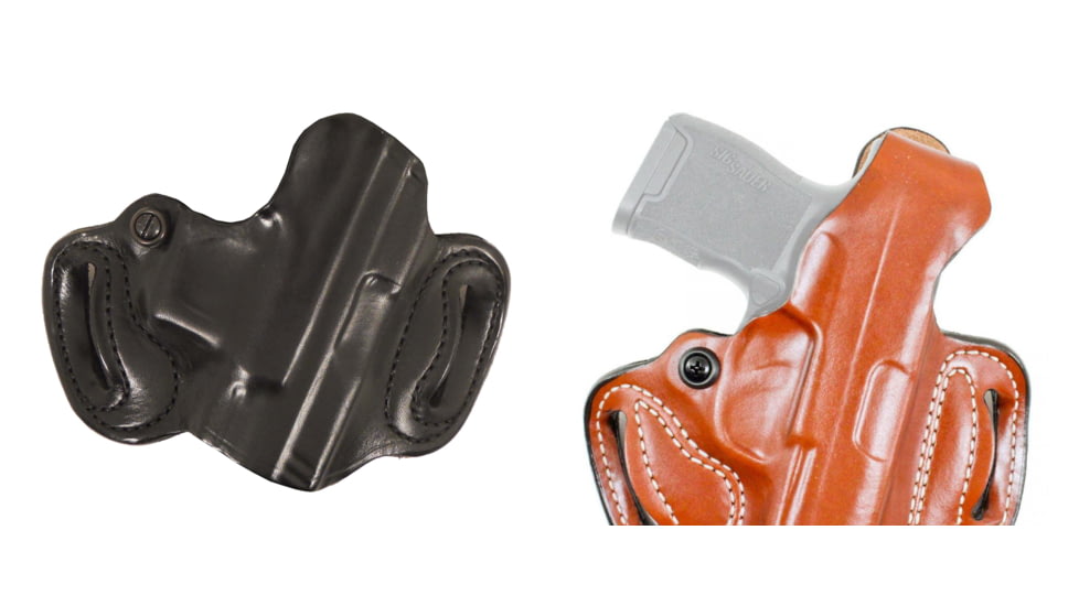 DeSantis Thumb Break Mini Slide Belt Holsters, Black, Tan