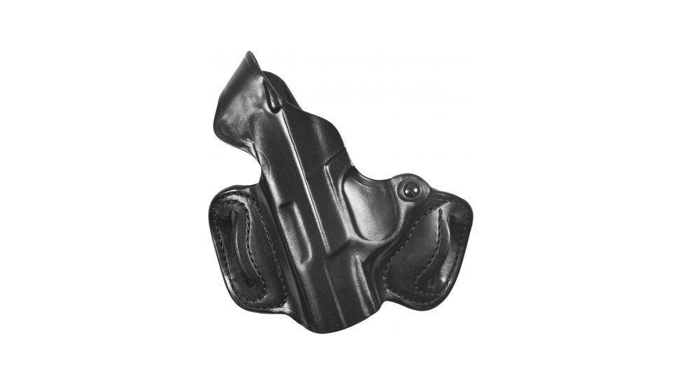 DeSantis Thumb Break Mini Slide Leather Belt Holsters, Ruger SR40/Ruger SR9/Ruger SR9 Compact, Left, Plain, Black, 085BBR5Z0