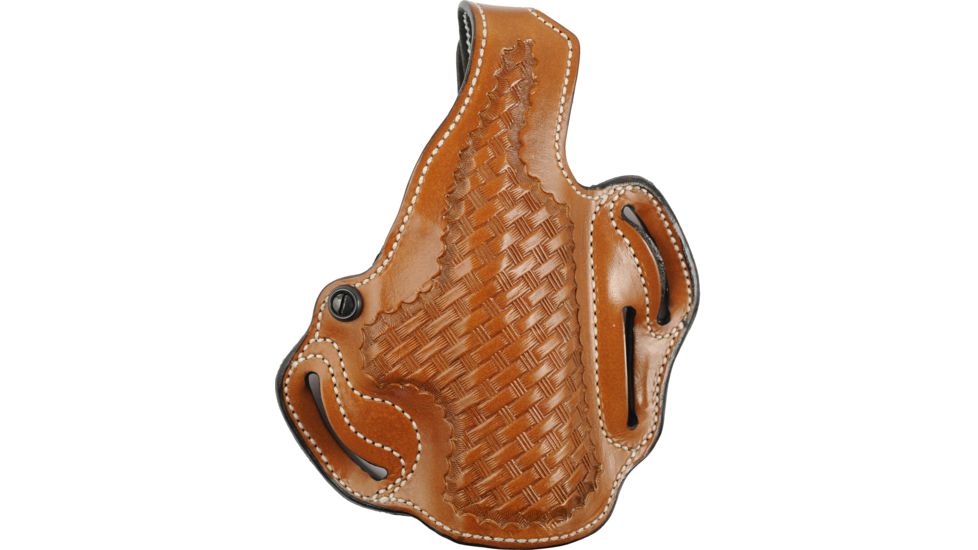 DeSantis Thumb Break Scabbard Belts Holster, Walther PK380, Left Hand, Basketweave, Tan, 001THP1Z0