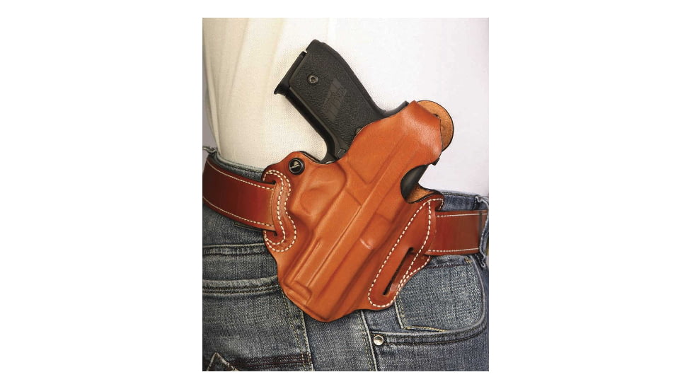 DeSantis Thumb Break Scabbard Holster for S&amp;W only, Left Hand, Tan - 001TB42Z0