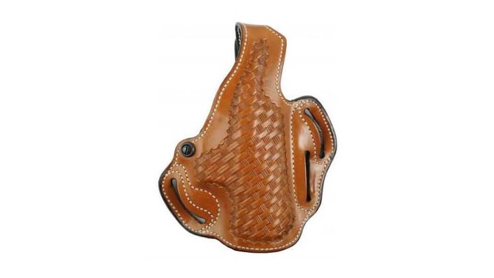 DeSantis Thumb Break Scabbard Holster - Right, Tan, Lined, Basketweave 3 Slot 001TGU8Z0 - FITS S&amp;W Bodyguard 2in. Barrel w/ Insight Laser