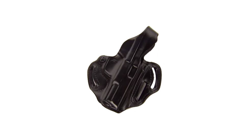 DeSantis Thumb Break Scabbard Holster - Right, Black, Unlined, Plain, 3 Slot 001BAU8Z0 - FITS S&amp;W Bodyguard 2in. Barrel w/ Insight Laser