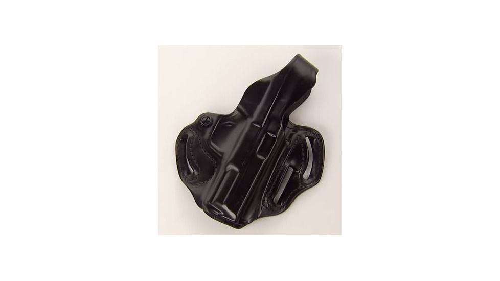 DeSantis Thumb Break Scabbard Holster - Right, Black, Unlined, Basketweave, 3 Slot 001BEL7Z0 - FITS S&amp;W M&amp;P COMPACT 9MM/40CAL