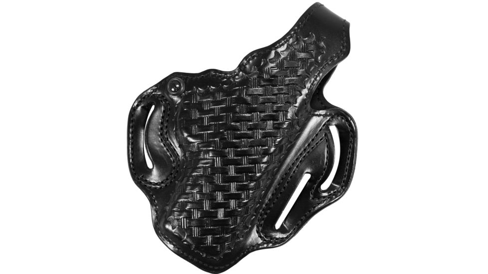 DeSantis Thumb Break Scabbard Holster, FN FNP-45 4.5in/FN FNX-45 Tactical, Right, Lined Basketweave, Black, 001BG31Z0