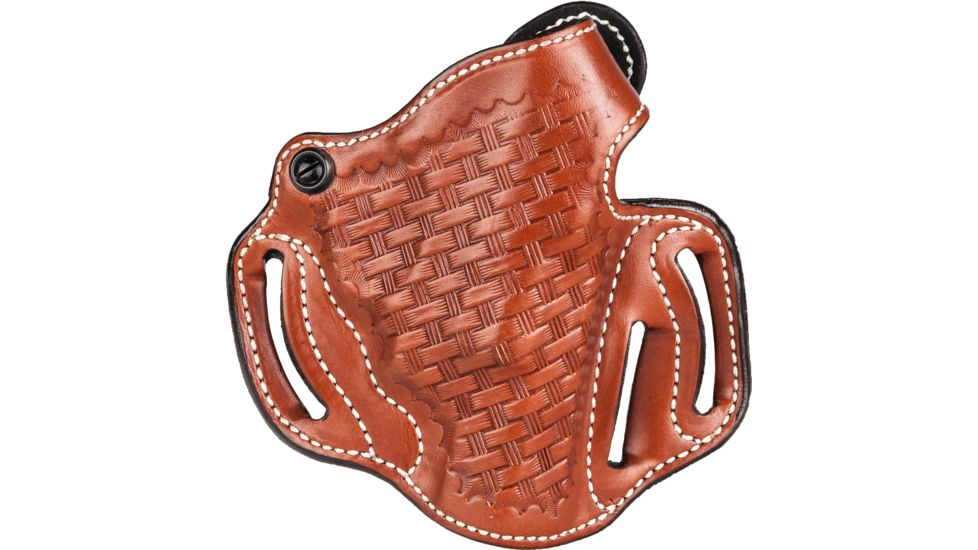 DeSantis Thumb Break Scabbard Holster - Right, Tan, Unlined, Basketweave, 3 Slot 001TER1Z0 - FITS S&amp;W M&amp;P 45CAL
