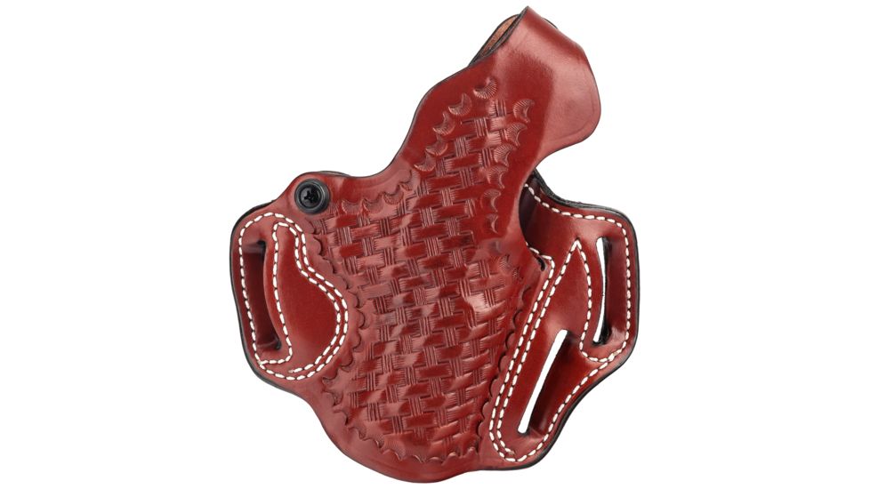 DeSantis Thumb Break Scabbard Holster - Right, Tan, Unlined, Basketweave, 3 Slot 001TE82Z0 - FITS S&amp;W 69-06, 69-04, 69-24, 69-26, 69-29, 469, 669, 39-13, 39-14, 39-13TSW