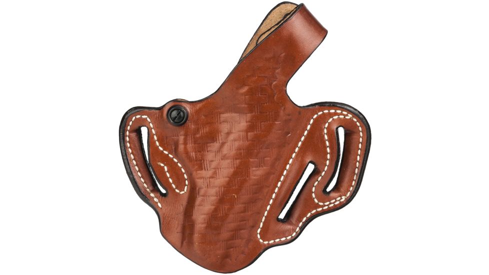 DeSantis Thumb Break Scabbard Belt Holster, SIG Sauer P232/SIG Sauer P230, Right Hand, Basketweave, Tan, 001TEA6Z0