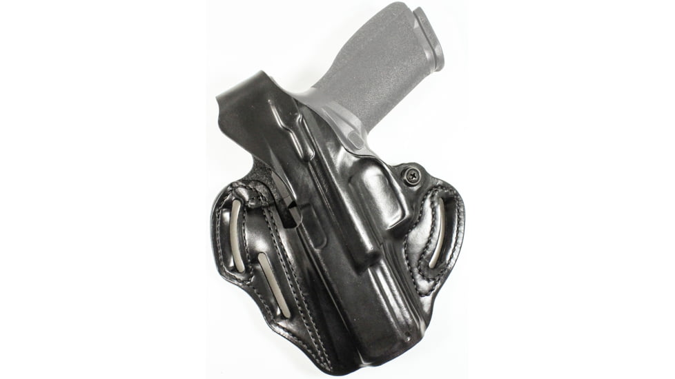 DeSantis Thumb Break Scabbard OWB Belt Holsters, Springfield Echelon w/ Or w/out Red Dot, Left Hand, Black, 001BB0XZ0