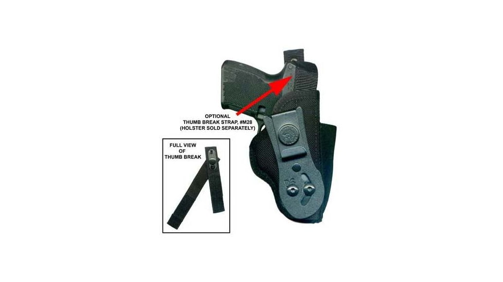 DeSantis Thumb Break Strap for M24, Black, Medium, M28BJG1Z0