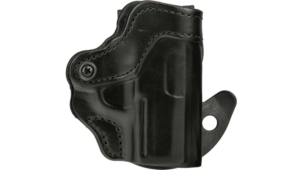 DeSantis Top Cop 2.0 Leather Belt Holsters, Kimber K6S 2in, Right Hand, Plain, Black, 139BA6DZ0